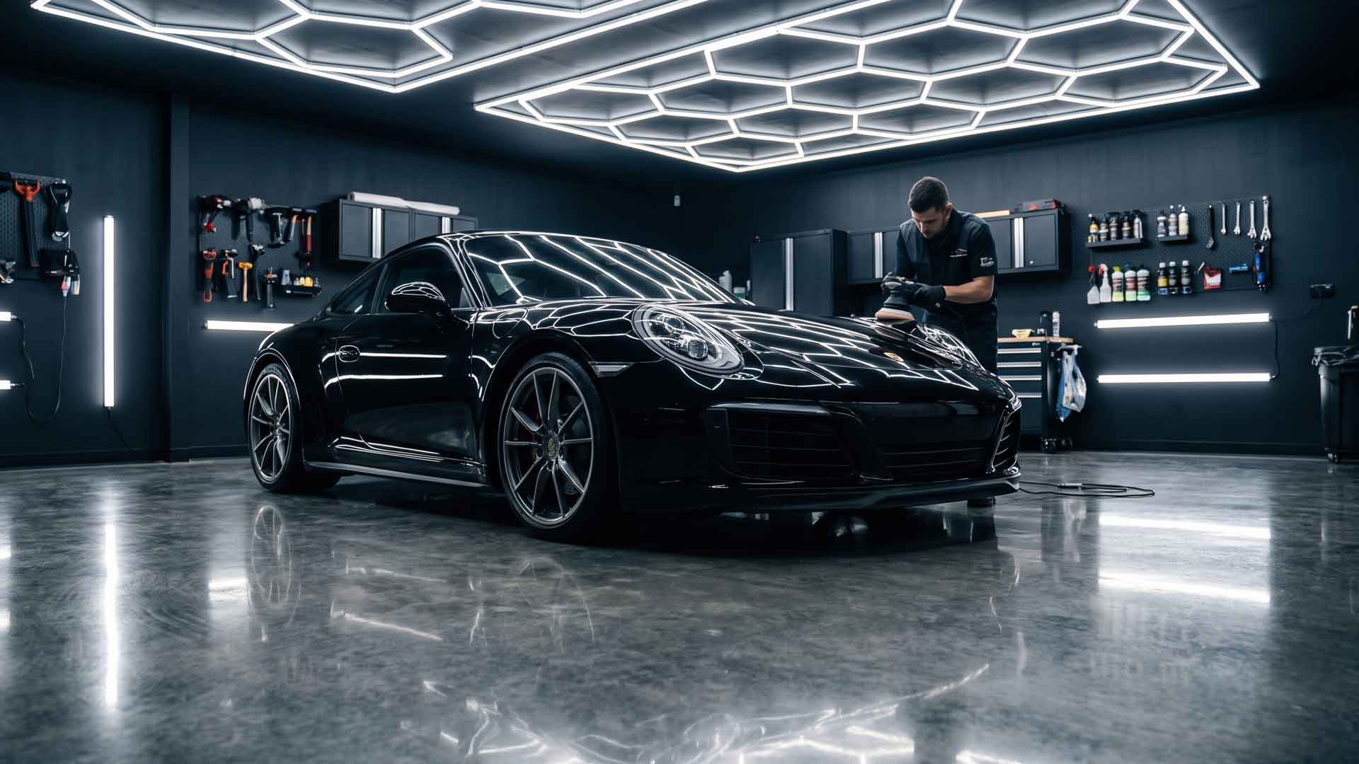 Car wash cleaning detailing